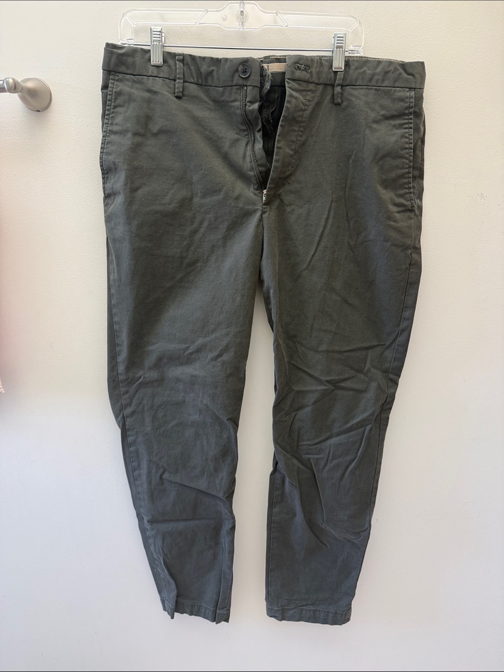 Banana Republic Men's Olive Green Chinos
